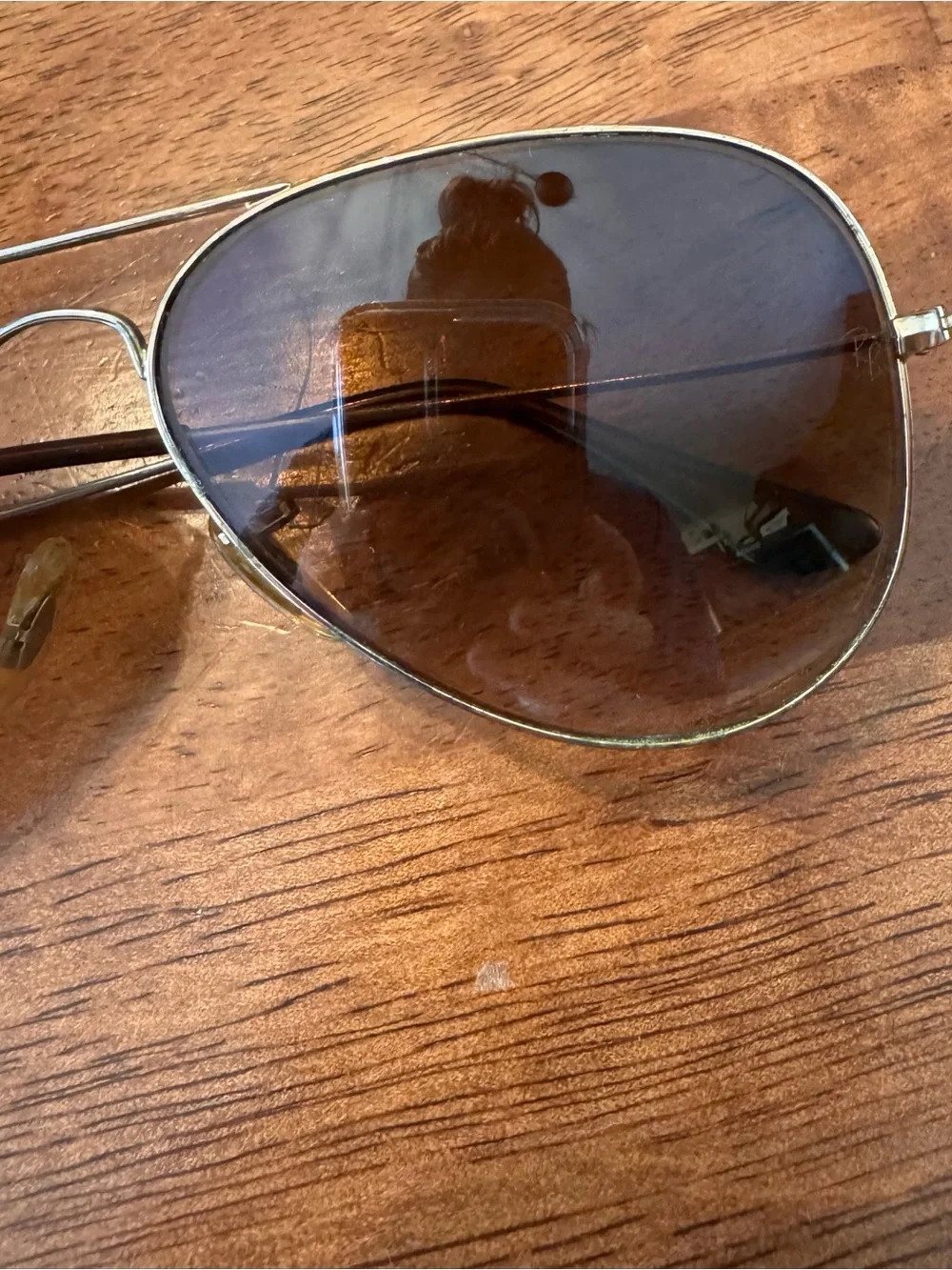 Classic Aviator Sunglasses Gold Frame